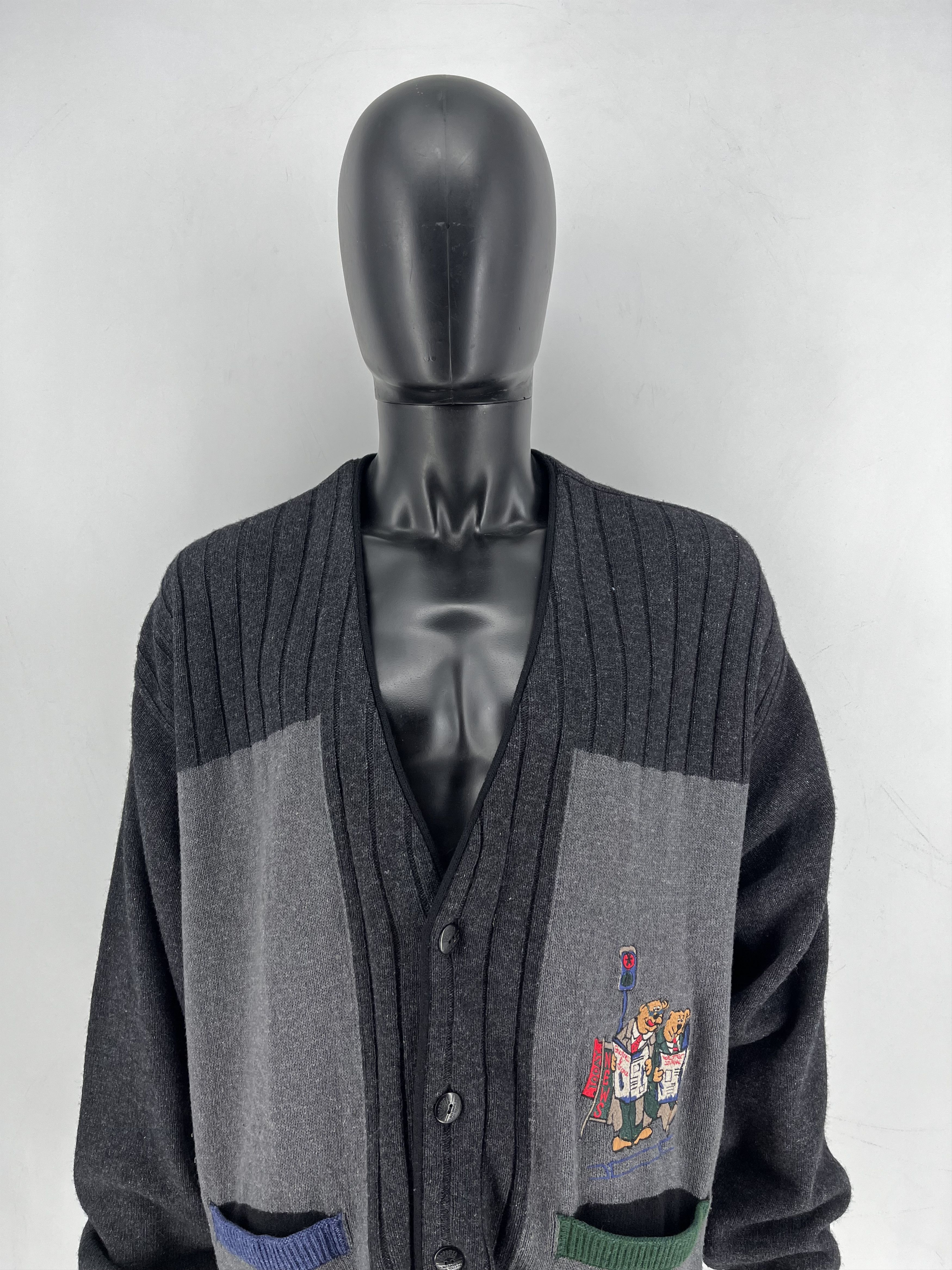 Vintage 90S Carlo Colucci Cardigan XLarge / XXL