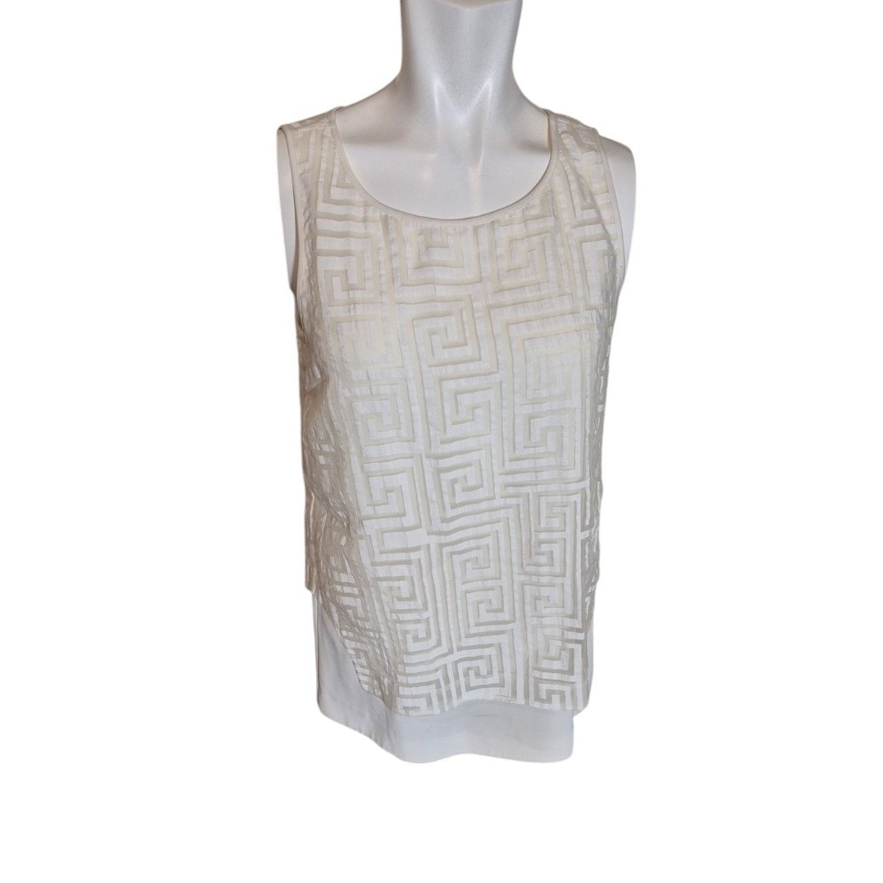 Elizabeth and James Elizabeth and James Tank Blouse Layered Organza Geometric Pr Size XS / US 0-2 / IT 36-38 - 1 Thumbnail