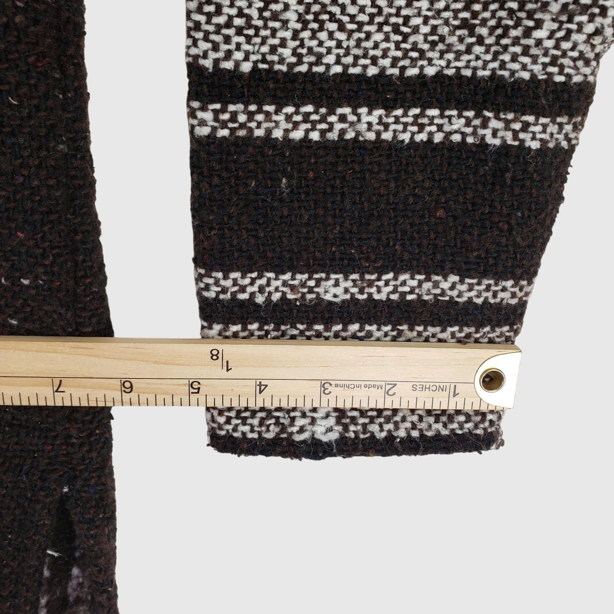 Other Mexican Poncho Baja Hoodie Surfer Pullover BLACK & WHITE L Size US L / EU 52-54 / 3 - 6 Thumbnail