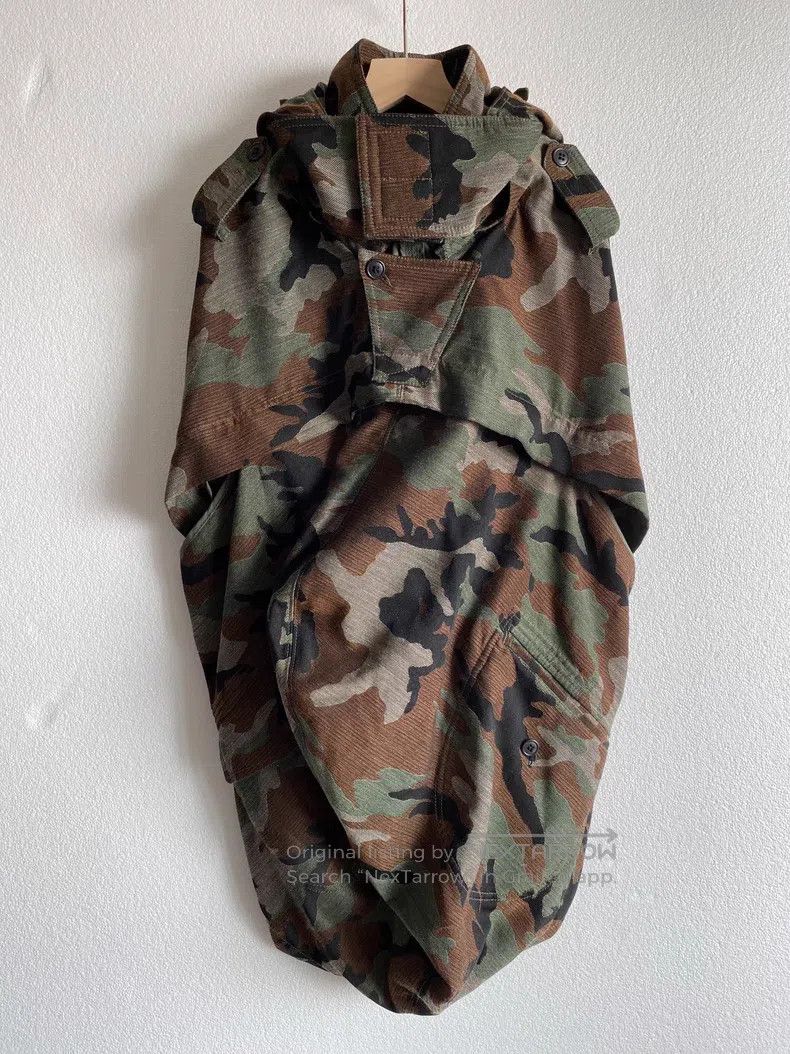 Junya Watanabe Junya Watanabe Deconstructed camouflage cape-style jacket Size S / US 4 / IT 40 - 1 Thumbnail