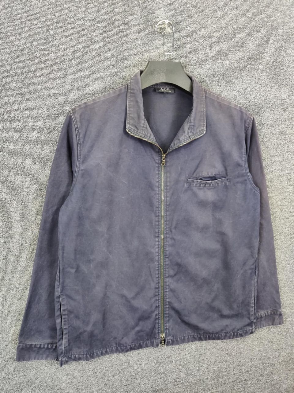 A.P.C. Vintage A.P.C Workers Zipper Jacket Size US L / EU 52-54 / 3 - 3 Thumbnail