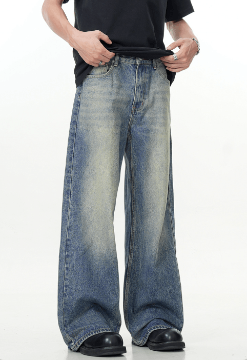 Japanese Brand American high street vintage distressed flared jeans Size US 32 / EU 48 - 2 Thumbnail