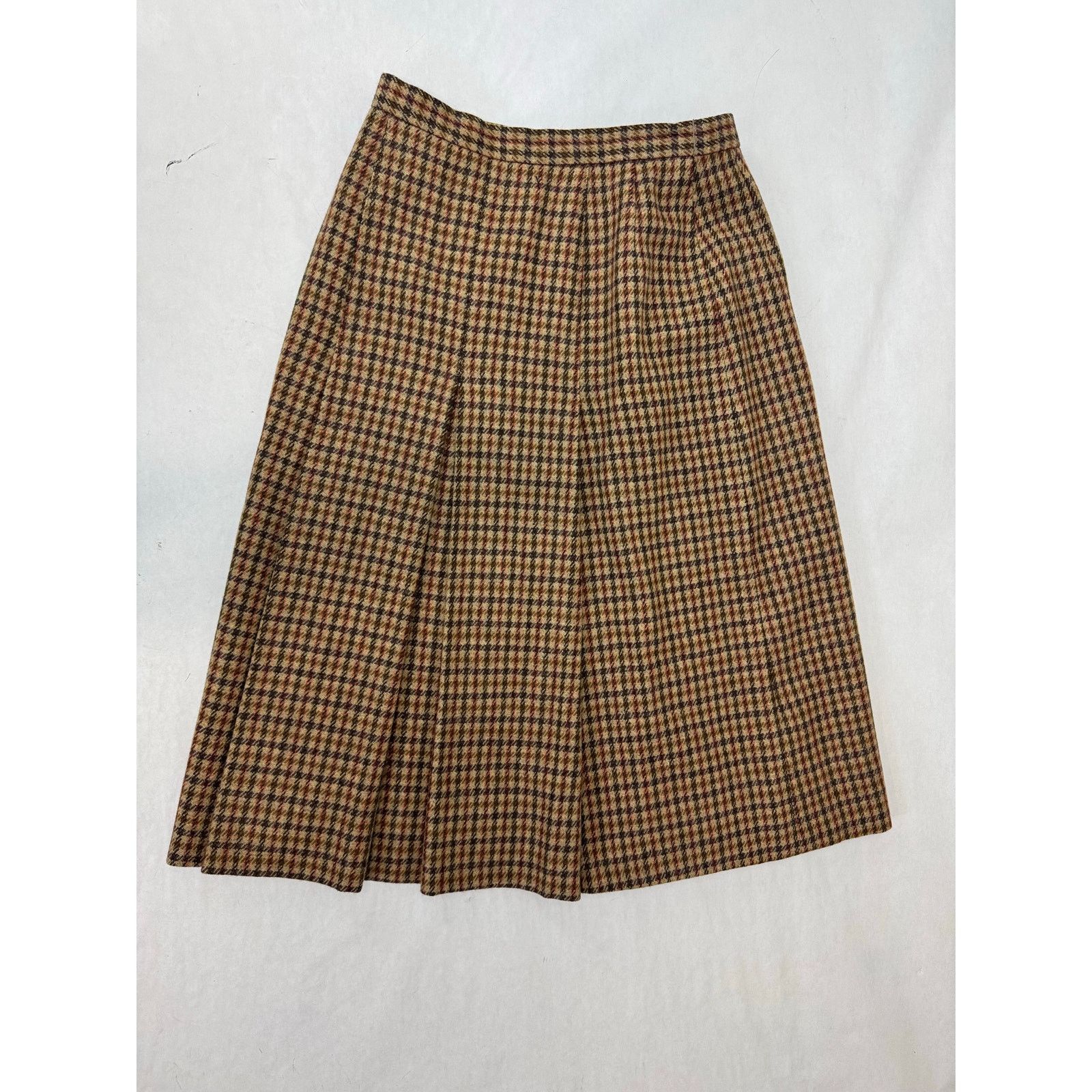 Other Vintage Houndstooth 100% Wool Skirt Suit Tailored Blazer - 9 Size S / US 4 / IT 40 - 15 Thumbnail
