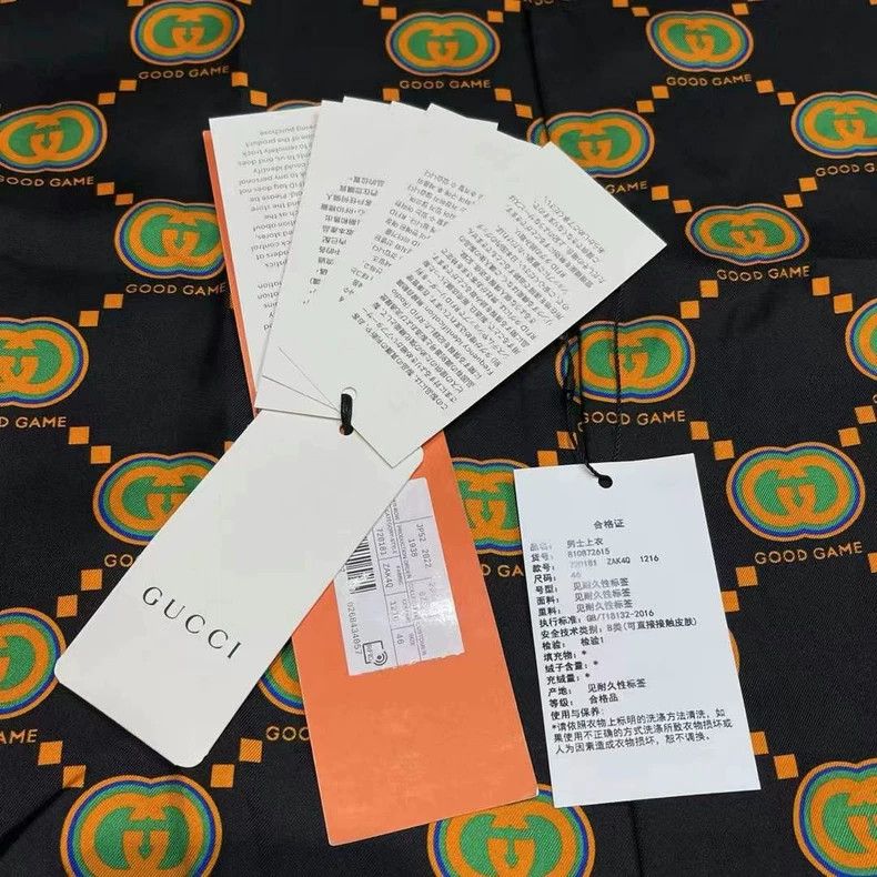 Gucci Gucci Full-print short-sleeved shirt Size US S / EU 44-46 / 1 - 3 Thumbnail