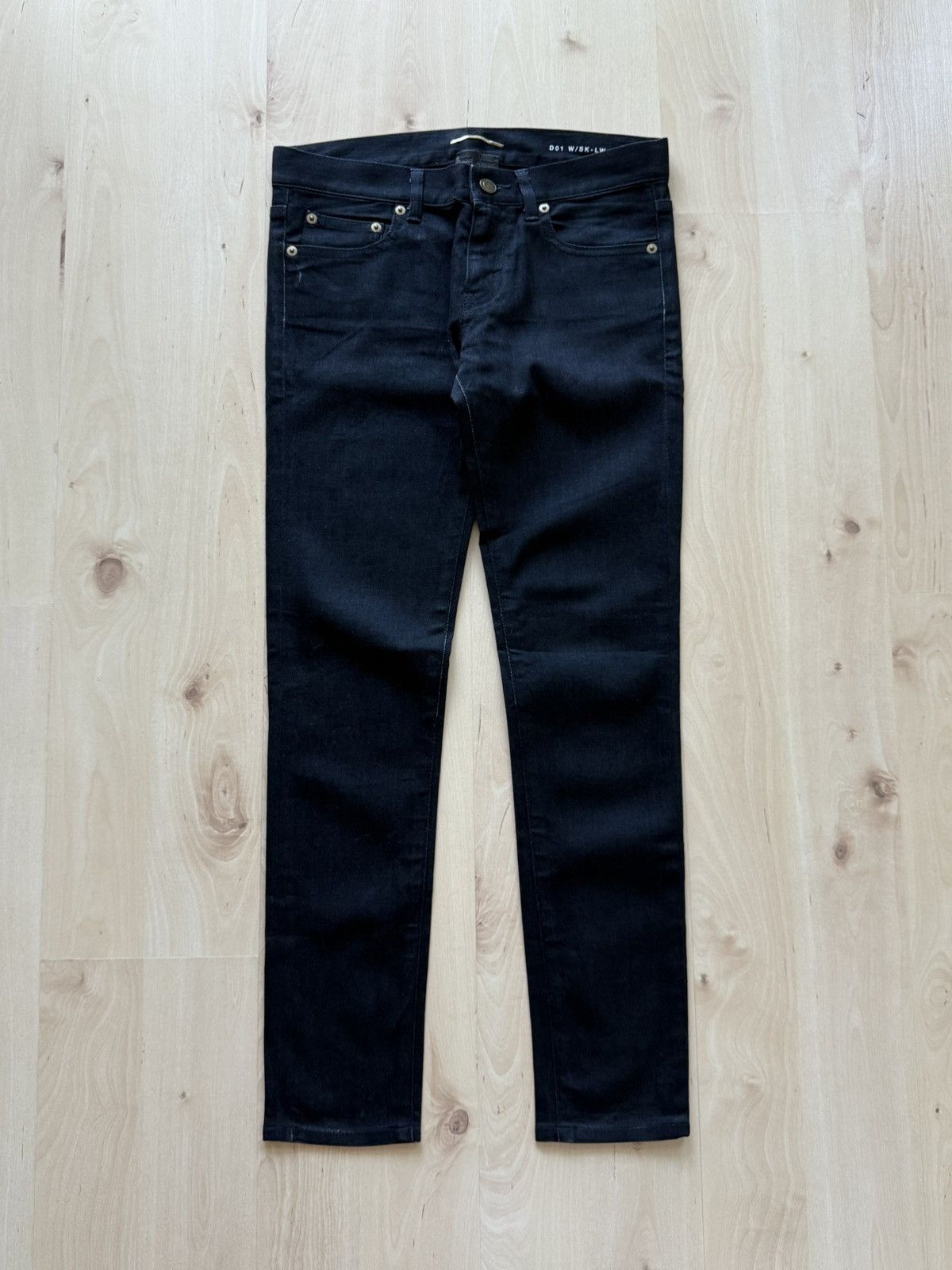 Saint Laurent Paris D01 W/SK-LW skinny Japan denim jeans