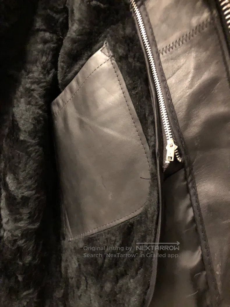 Other 441 color-blocked cowhide classic lapel motorcycle jacket Size US XS / EU 42 / 0 - 7 Thumbnail