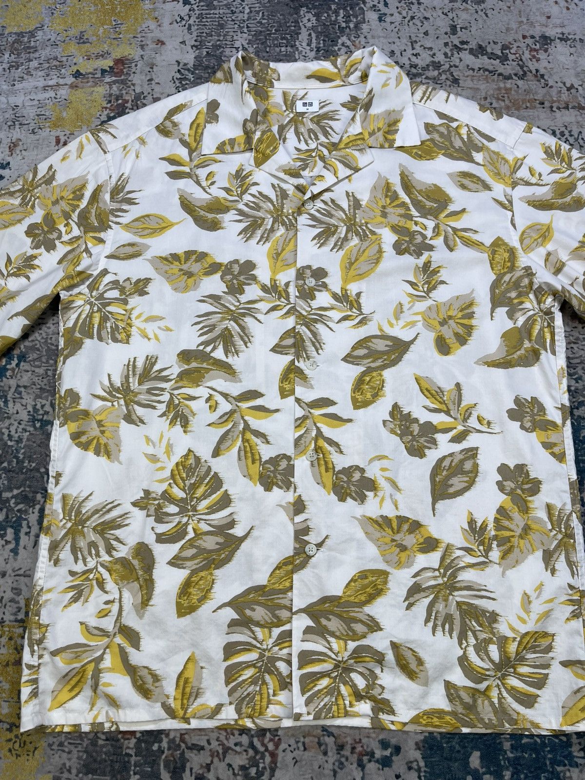 Uniqlo Uniqlo Botanical Print Aloha Hawaiian Shirt Size US M / EU 48-50 / 2 - 5 Thumbnail