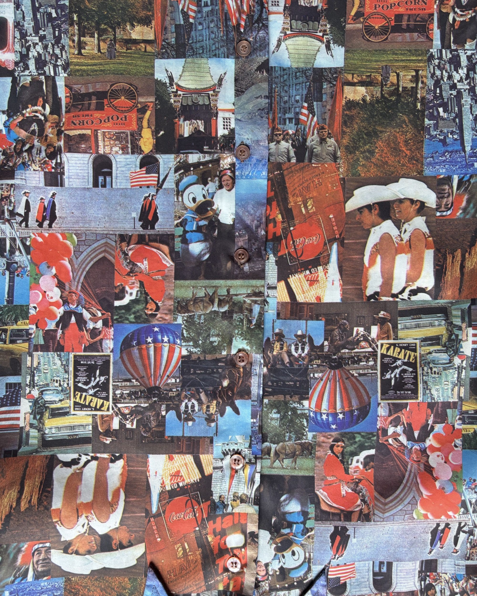 Vintage Vintage x Japanese x Americana Picture Shirt Size US XL / EU 56 / 4 - 4 Thumbnail
