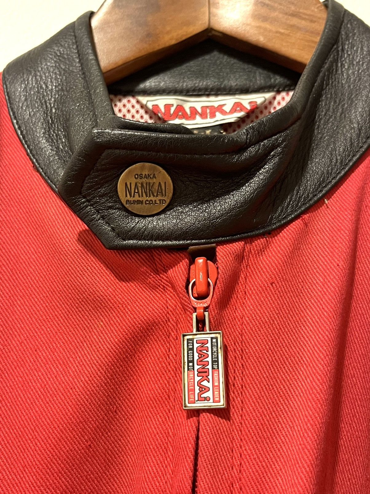 Other Vintage Japan NANKAI MOTO JACKET x Leather Size US M / EU 48-50 / 2 - 5 Thumbnail