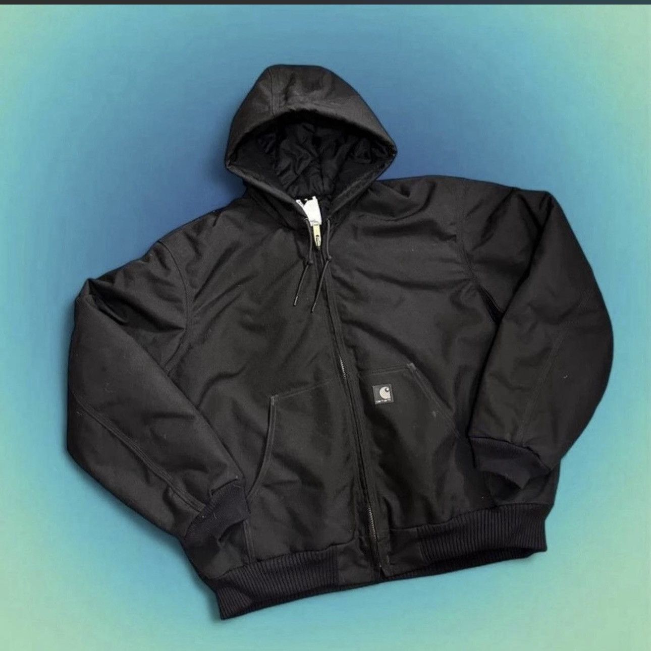 Carhartt Carhartt J133 Black Quilted Jacet Size US L / EU 52-54 / 3 - 1 Thumbnail