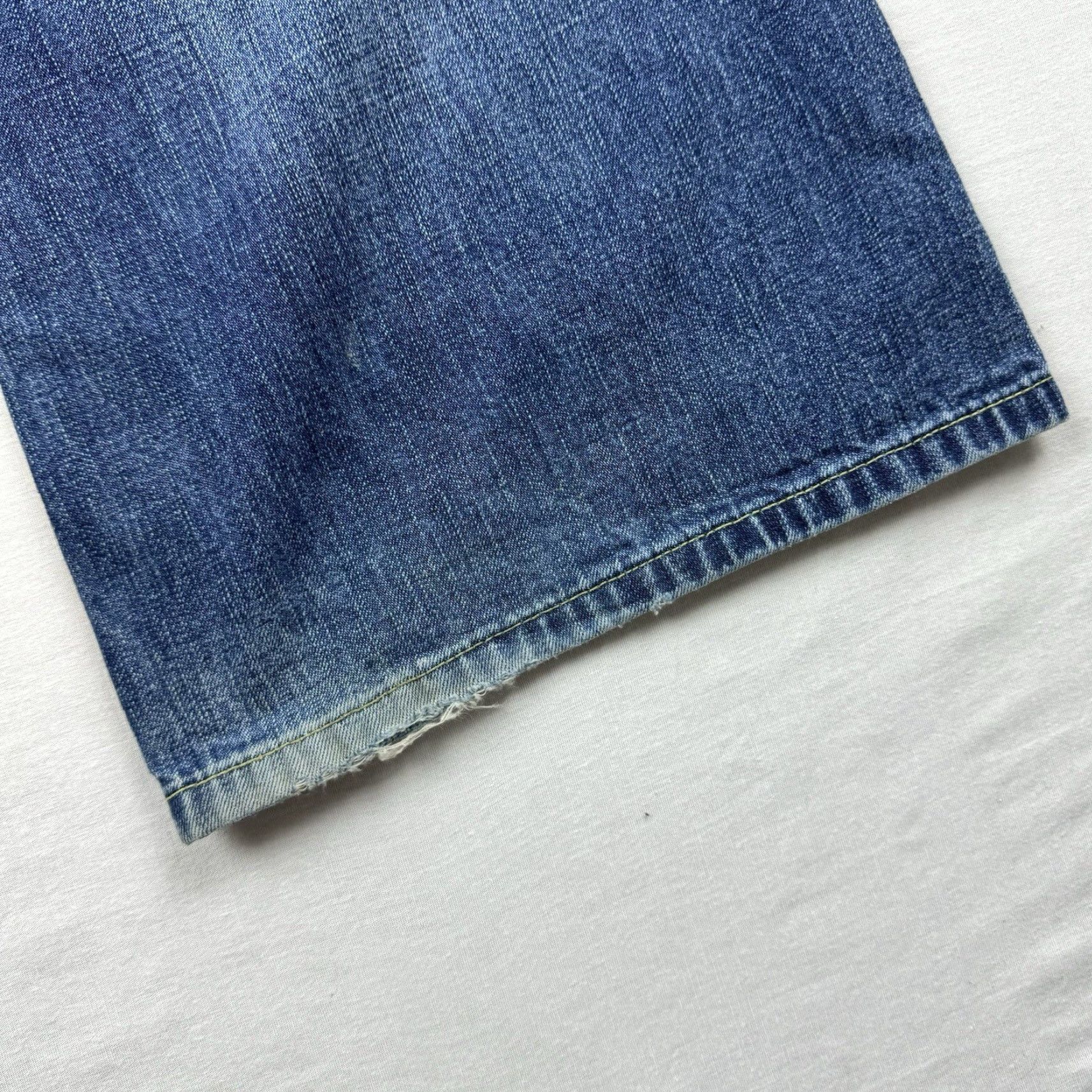 Vintage VINTAGE Buffalo Y2K Jeans Womens 29 Blue Flared Hipster Low Waist 1930i Size 29" - 5 Thumbnail