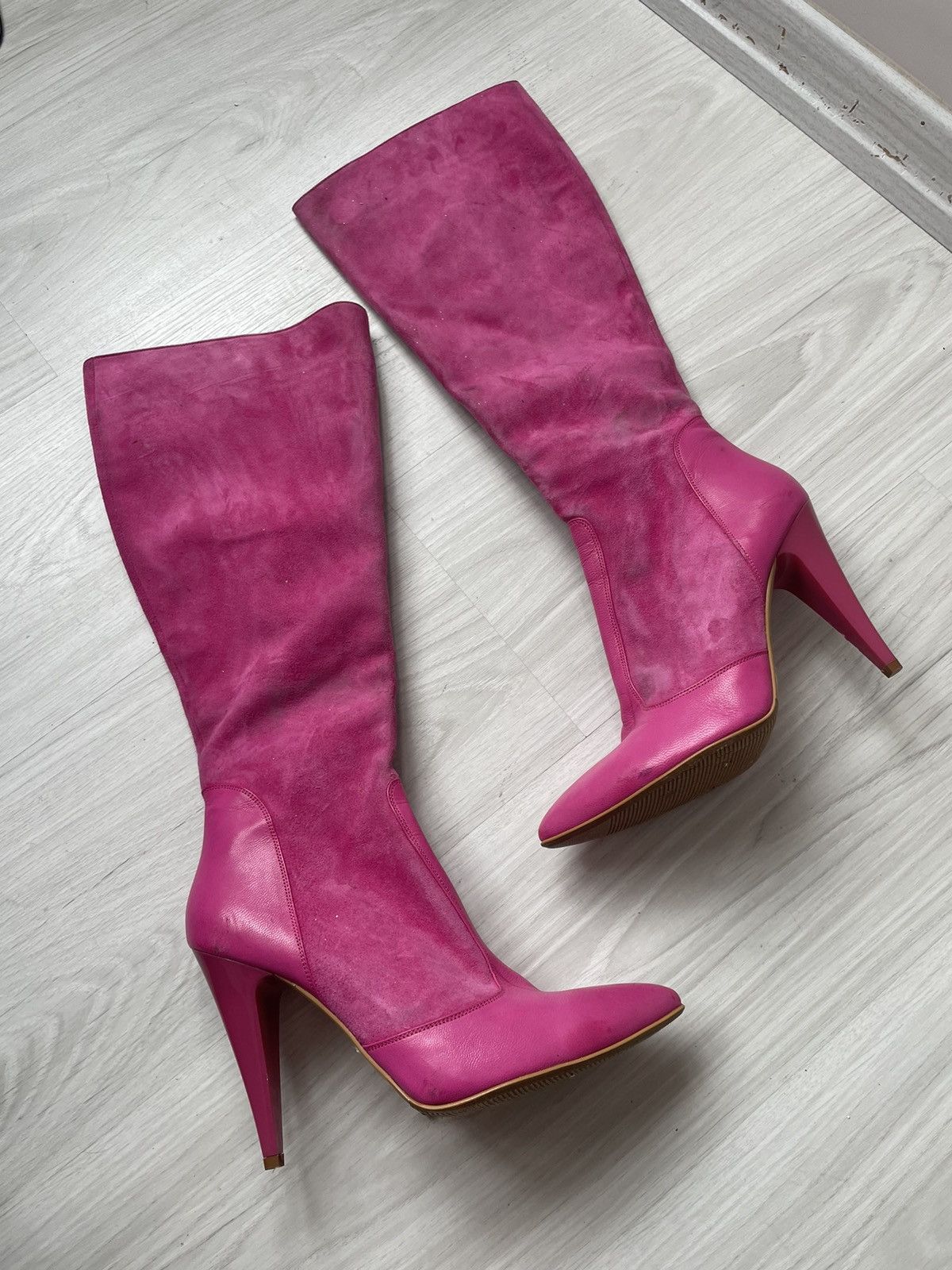 Vintage y2k italian leather boots Size US 6.5 / IT 36.5 - 2 Thumbnail