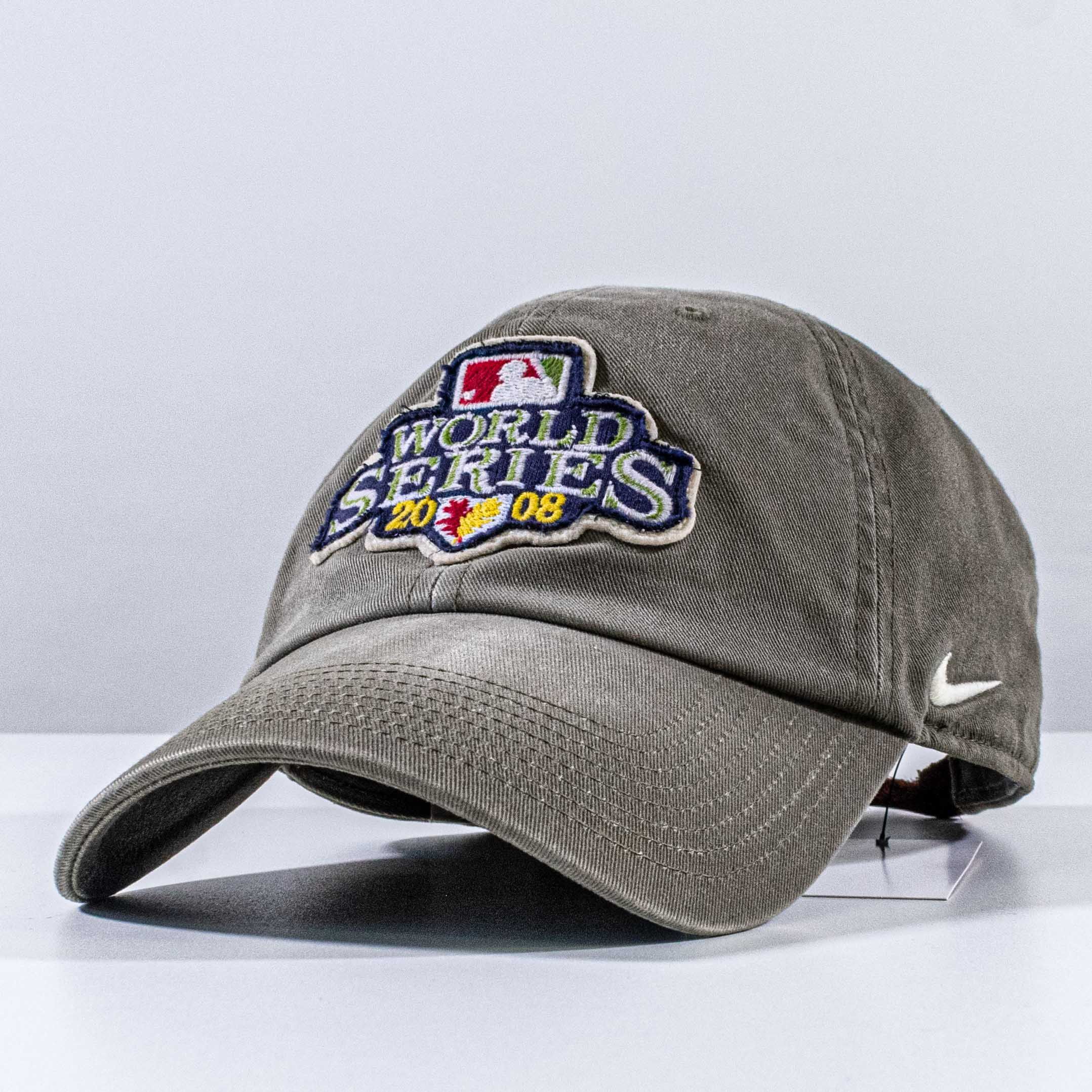 Nike MLB World Series 2008 Nike Hat Faded Strapback Dad Cap Size ONE SIZE - 1 Thumbnail