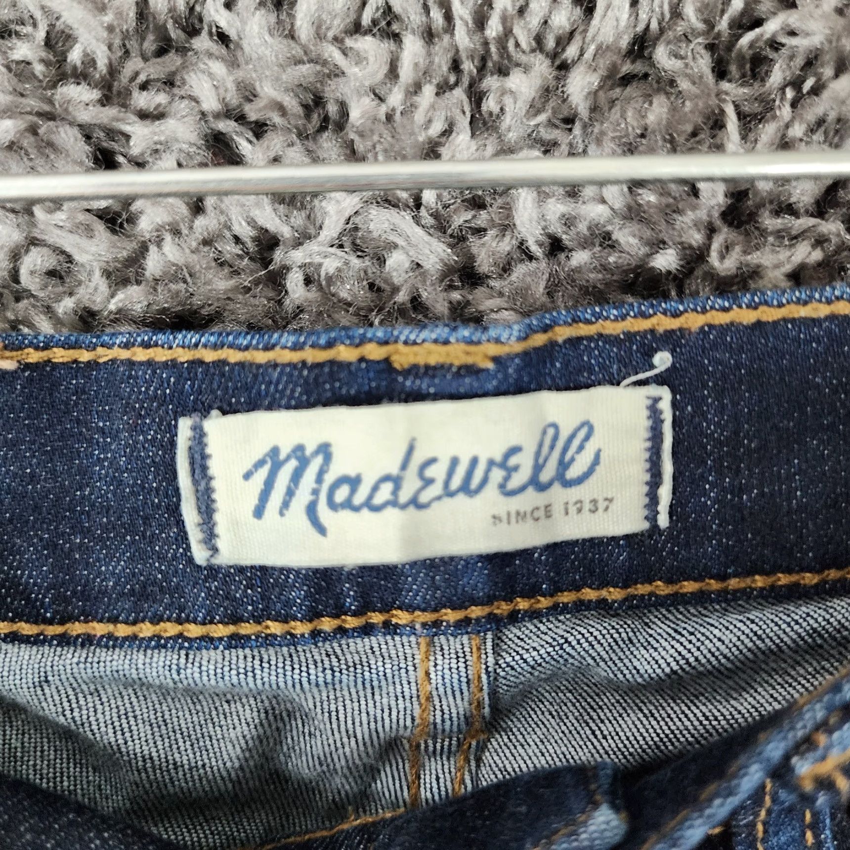 Madewell MADewell Womens Dark Wash Skinny Jeans Size 27 Blue Regular Size 27" / US 4 / IT 40 - 3 Thumbnail