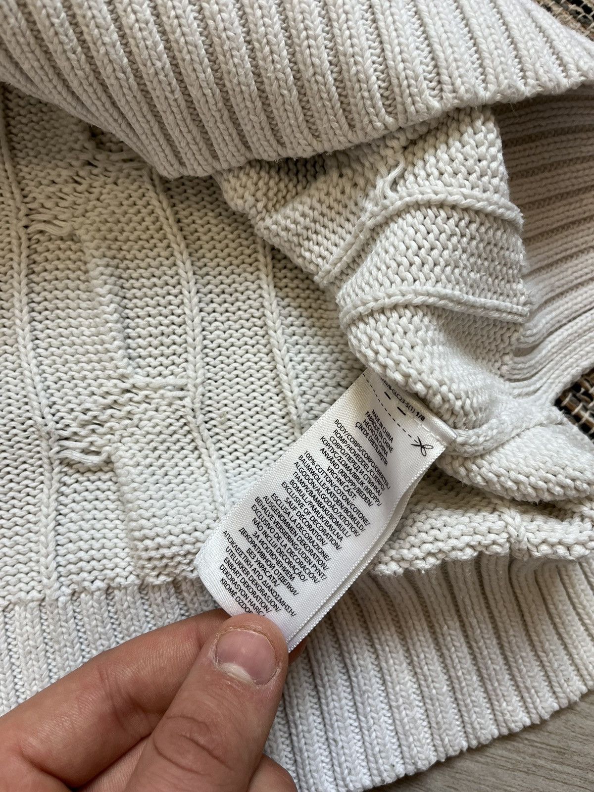 Polo Ralph Lauren × Vintage Polo Ralph Lauren Knit Cable Sweater RL-93 Size S / US 4 / IT 40 - 15 Thumbnail