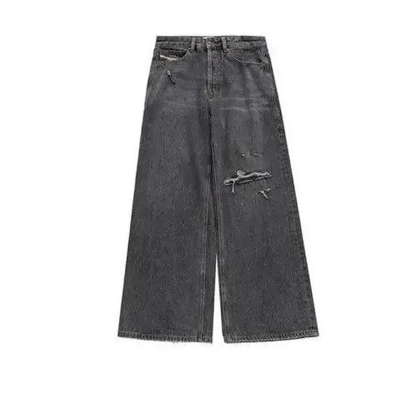 Vintage Fukatsu x Jingu Distressed Baggy Wide Leg Denim Jeans Size US 33 - 5 Thumbnail