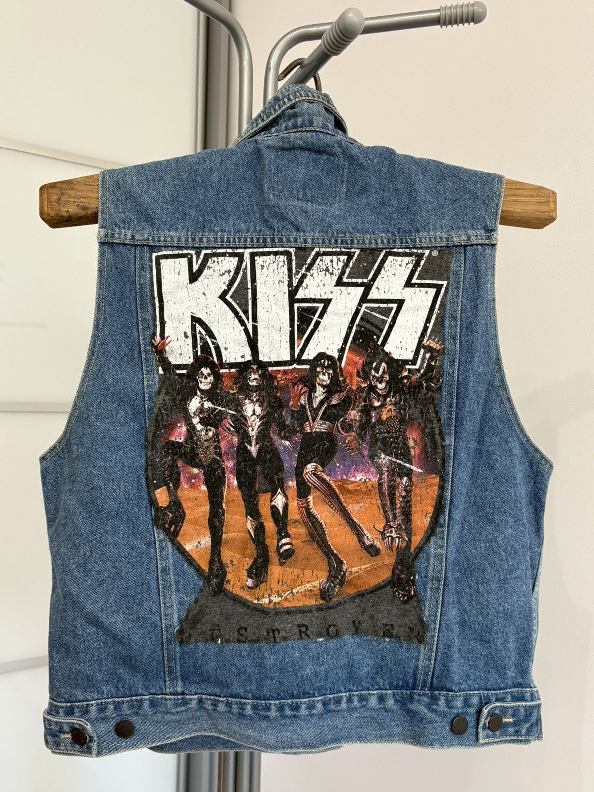 Band Tees Wrangler vintage vest denim kiss custom Size US M / EU 48-50 / 2 - 7 Thumbnail