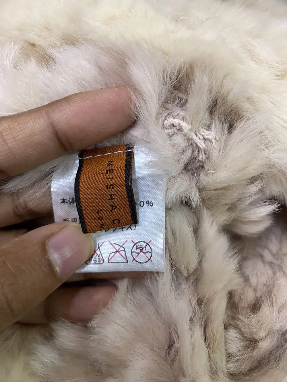 Japanese Brand × Kapital × Vintage Mohair Neisha Osland London Fleece Beanie Hat Size ONE SIZE - 5 Thumbnail