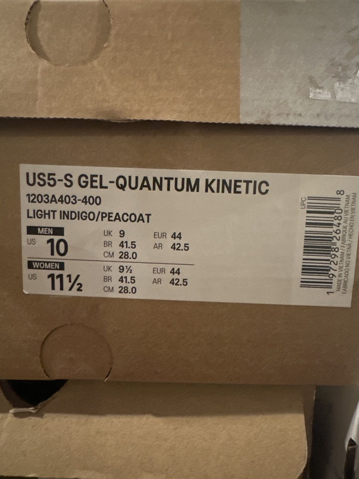 Asics × Kiko Kostadinov Asics Kiko x US5 S Quantum Kinetic ‘Light Indigo Peacot’ Size US 10 / EU 43 - 5 Thumbnail