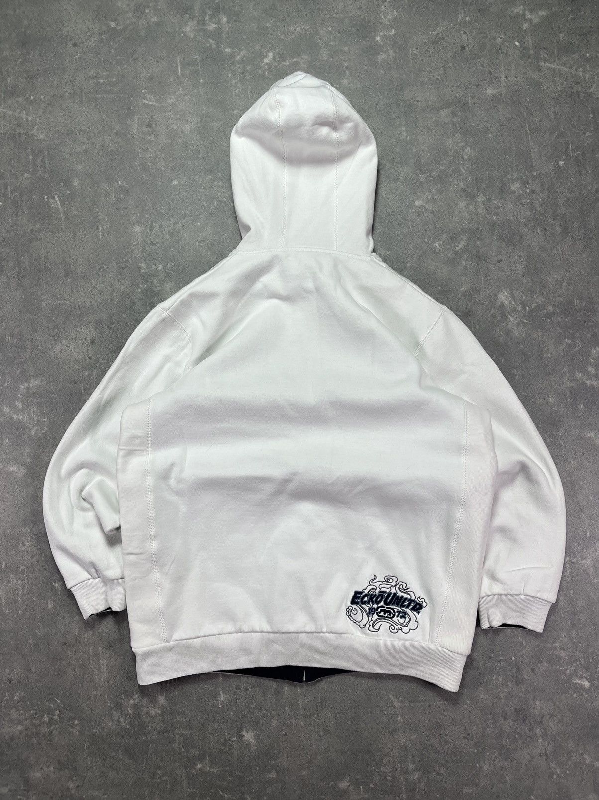 Ecko Unltd. 00s Ecko Unltd. Reversible AOP Printed Baggy Zip Hoodie XXL Size US XXL / EU 58 / 5 - 4 Thumbnail