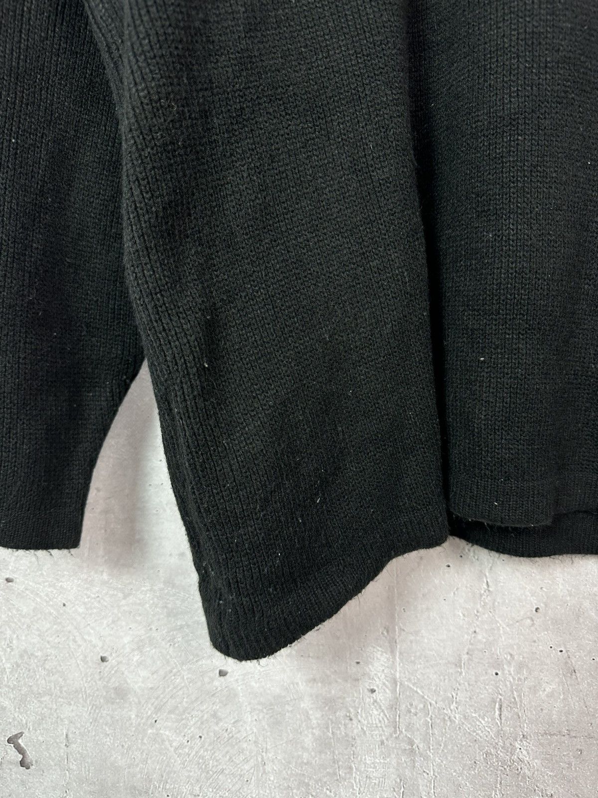Avirex × Vintage Y2K Vintage Avirex Oversized Black Knit Sweater Size US XXL / EU 58 / 5 - 12 Thumbnail