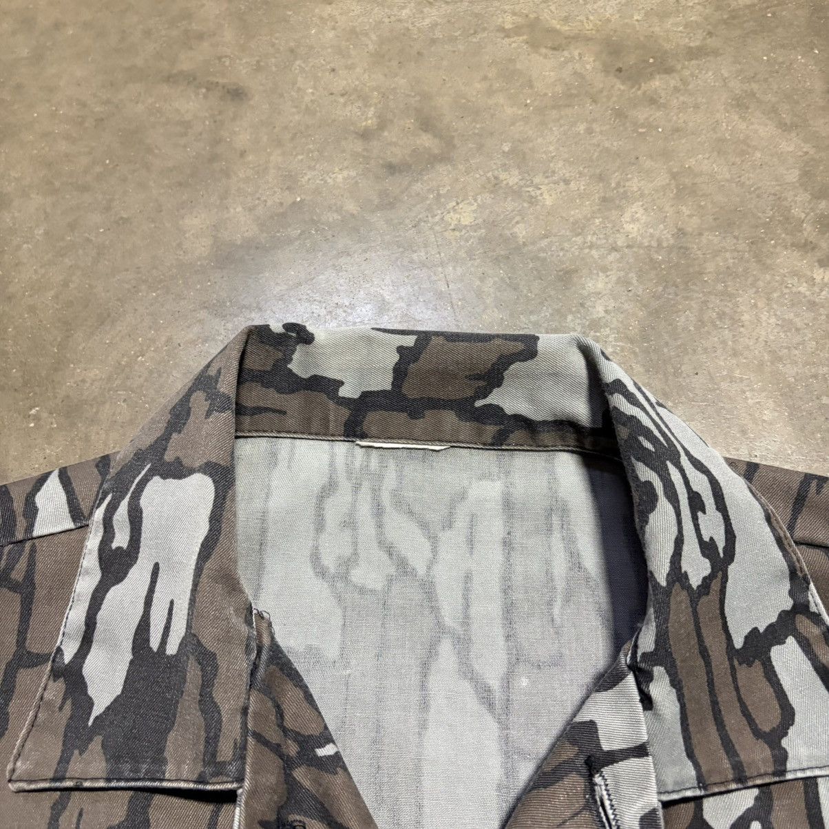 Vintage Vintage Camo Military Field Jacket Fatigue Hunting Trebark Size US XL / EU 56 / 4 - 12 Thumbnail