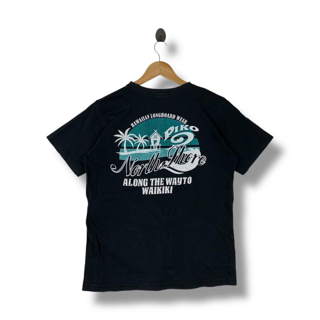 Vintage PIKO Surfing big printed backhit tee