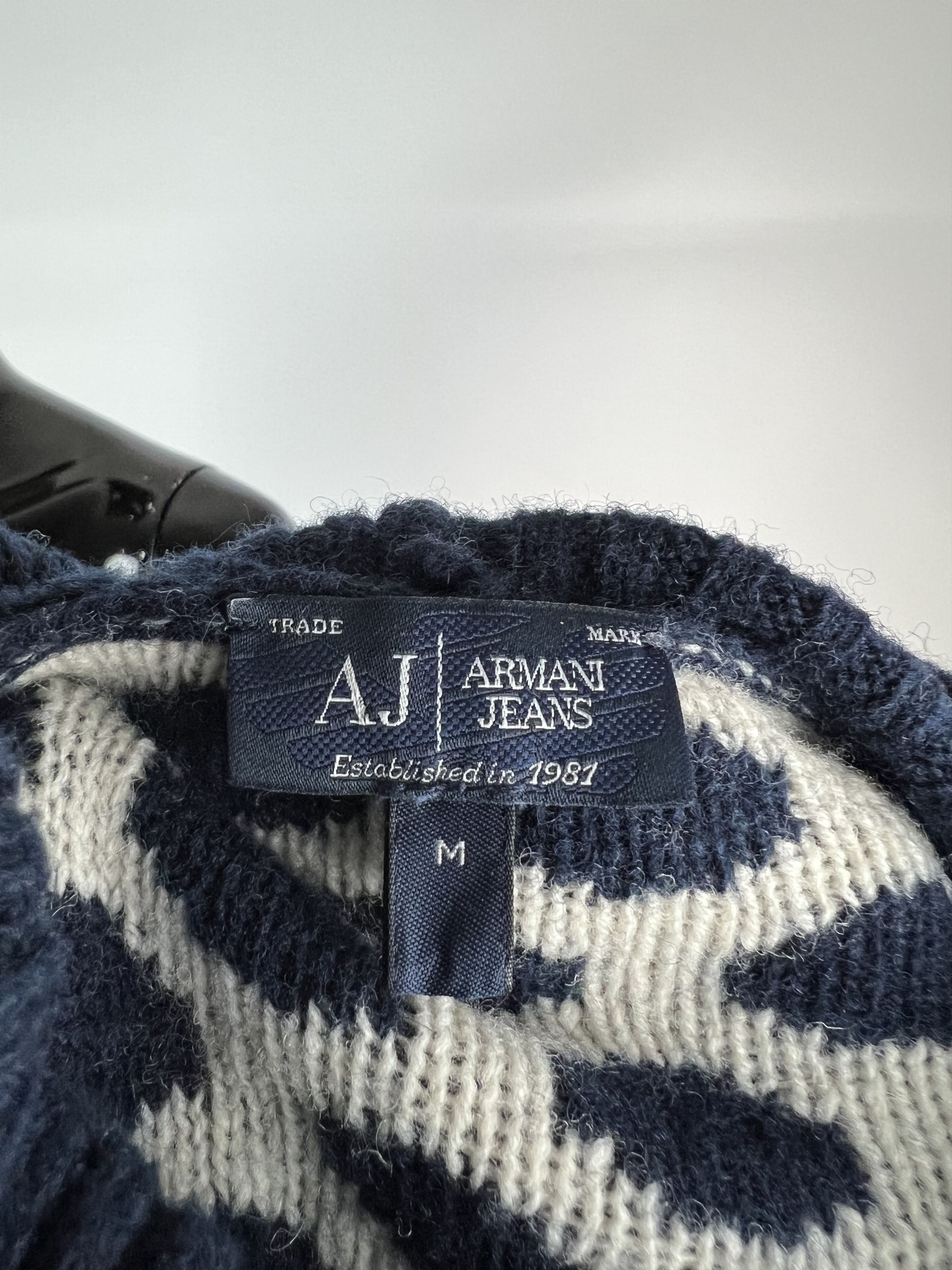 Armani Armani Jeans Wool Fringe Turtleneck Poncho Cape Size M Size M / US 6-8 / IT 42-44 - 10 Thumbnail