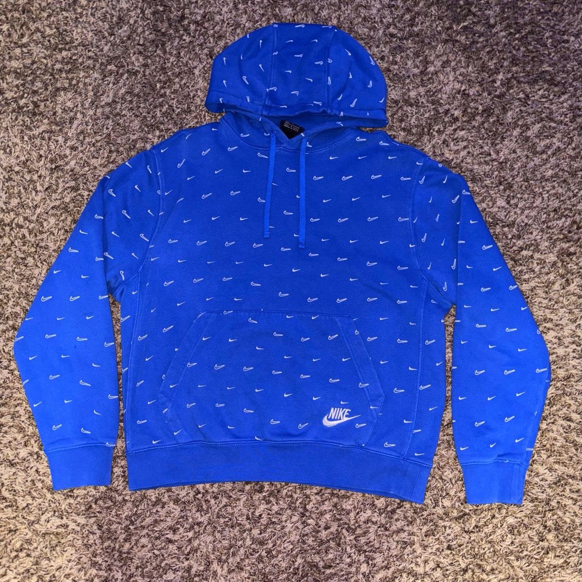 Nike Nike Fleece Hoodie Blue Size M Size US M / EU 48-50 / 2 - 1 Thumbnail