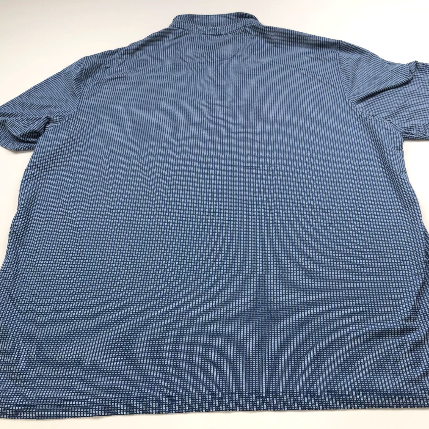 Vintage Maelreg Performance Polo Shirt 3XL Blue All Over Print Polo Shirt Men Short Sleeve Polo Golf Shirt Size US XXL / EU 58 / 5 - 4 Thumbnail
