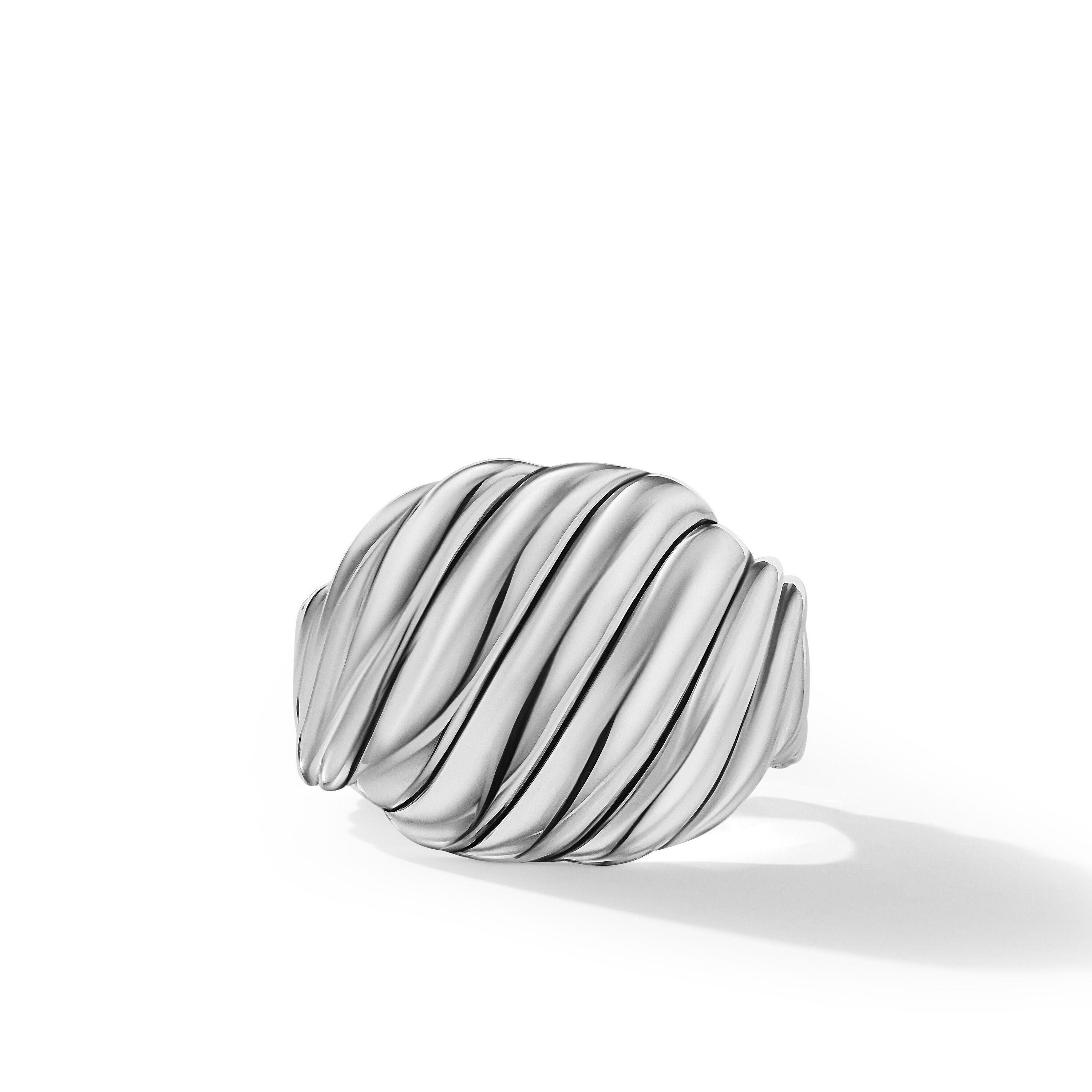 David Yurman o1w1db10526 R17537 Size:7/Sculpted Ring in Silver Size ONE SIZE - 2 Thumbnail