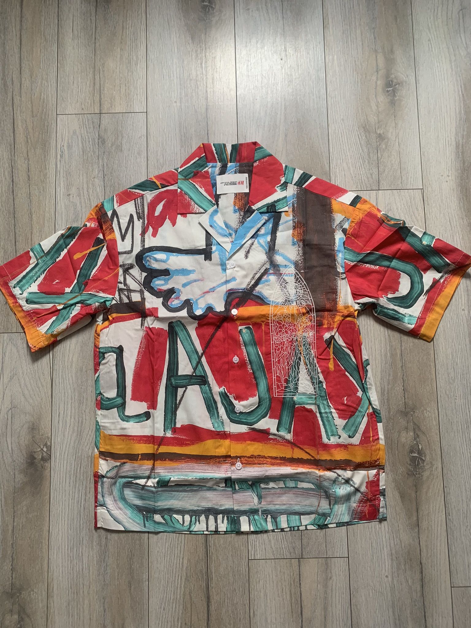 H&M H&M Basquiat x Ev Bravado & Téla D'Amore Shirt Size US S / EU 44-46 / 1 - 1 Thumbnail