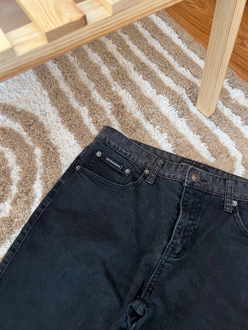 Dolce & Gabbana DOLCE GABBANA BLACK JEANS PANTS VINTAGE Size 33" - 5 Thumbnail