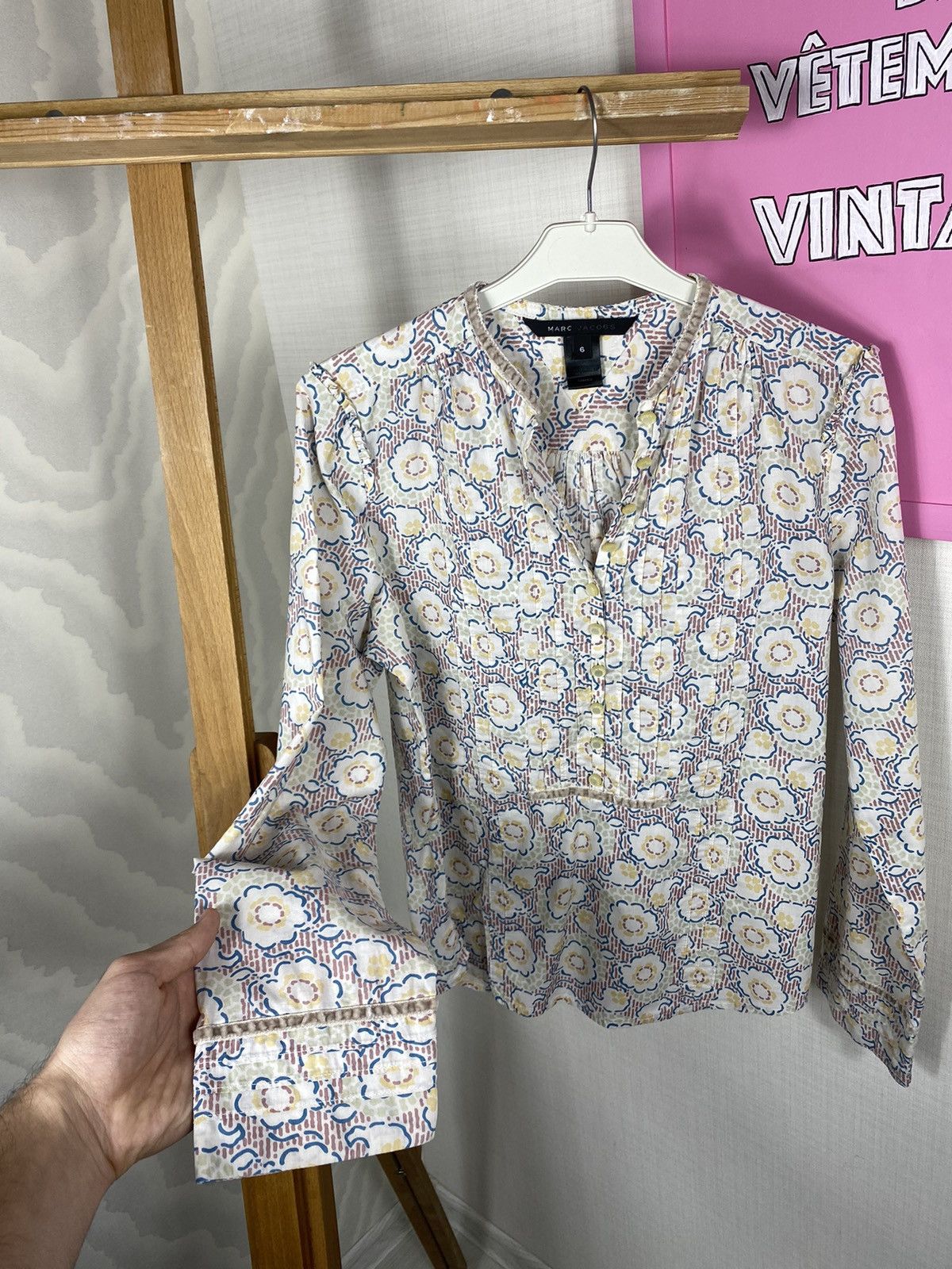 Marc Jacobs Marc Jacobs Blouse Flower Size S / US 4 / IT 40 - 5 Thumbnail