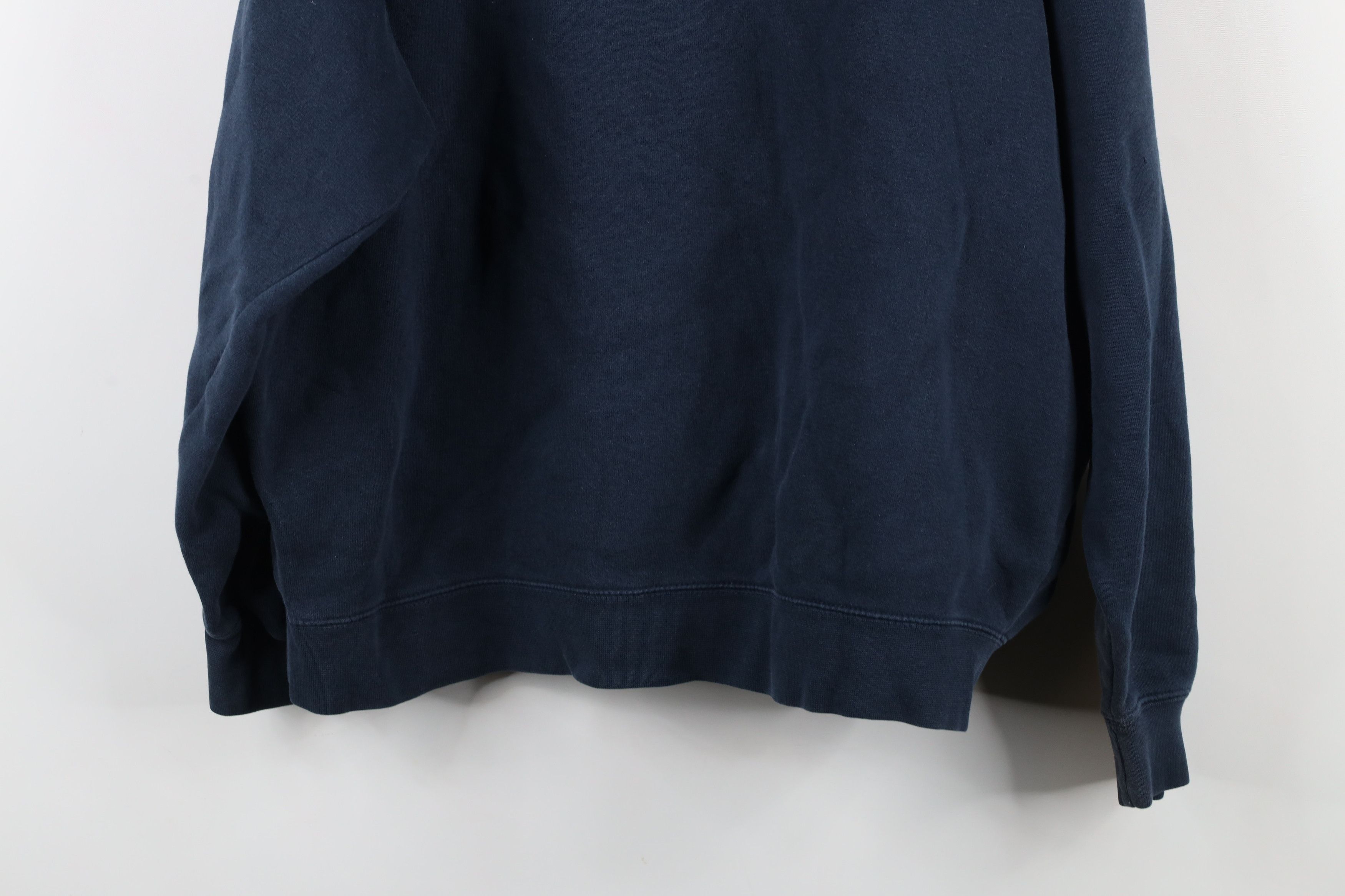 Vintage Vintage 90s University of Michigan Hoodie Sweatshirt Blue Size US L / EU 52-54 / 3 - 16 Thumbnail