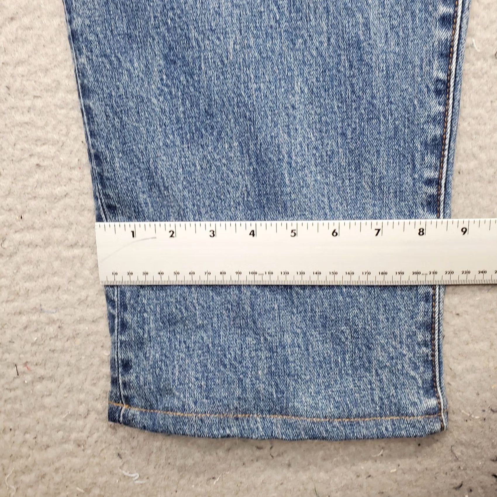 Lands' End Lands' End Mens Jeans 40 Blue Denim Medium Wash Traditional Fit Shirt? Size US 40 / EU 56 - 5 Thumbnail