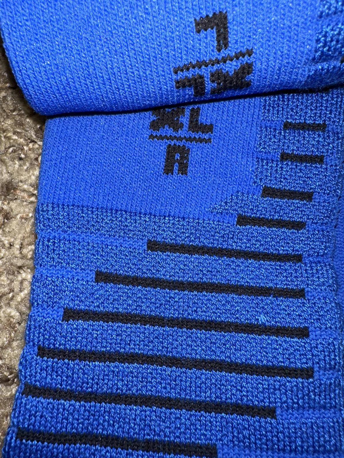 Nike Nike Vapor Football Blue Crew Socks Size ONE SIZE - 6 Thumbnail