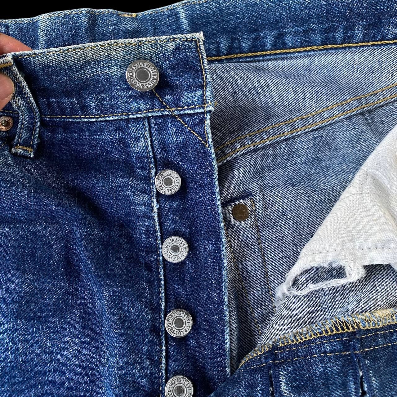Levi's Vintage Clothing Vintage Levi’s 503BXX 90's Selvedge Denim Big E Repro 1950s Size US 29 - 9 Thumbnail