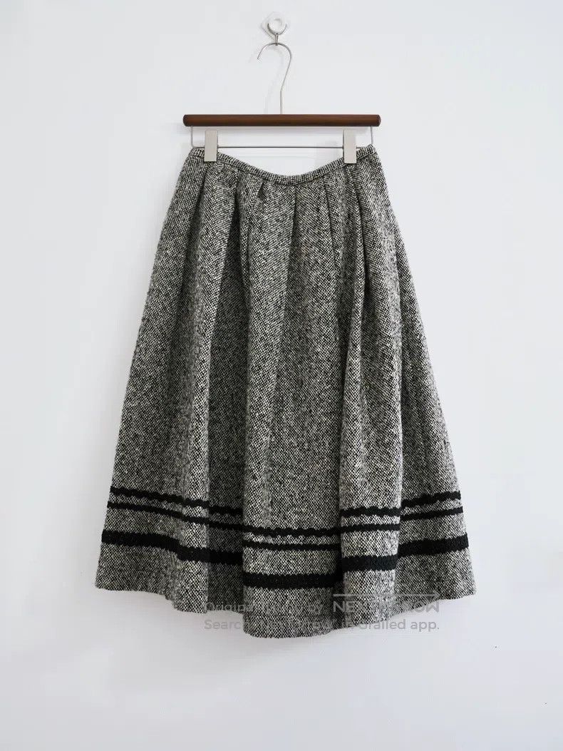 Comme des Garcons Comme Des Garcons size M Wool Tweed Pleated Skirt Size 22" - 1 Thumbnail