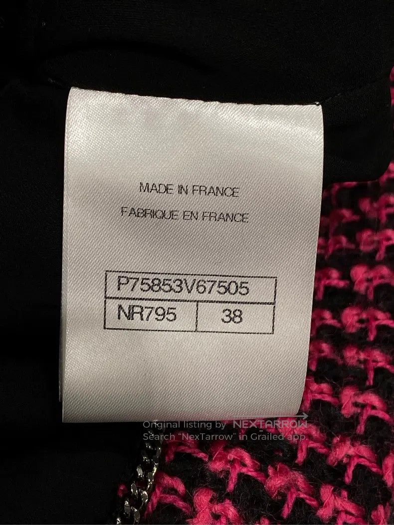Chanel Chanel 23k black and red tweed coat Size XS / US 0-2 / IT 36-38 - 4 Thumbnail