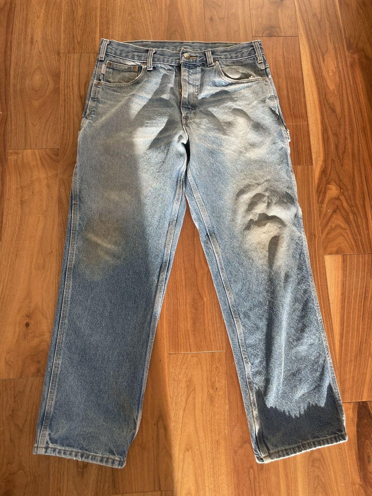 Carhartt Vintage Carhartt B171 DST Carpenter Jeans Size US 34 / EU 50 - 2 Thumbnail