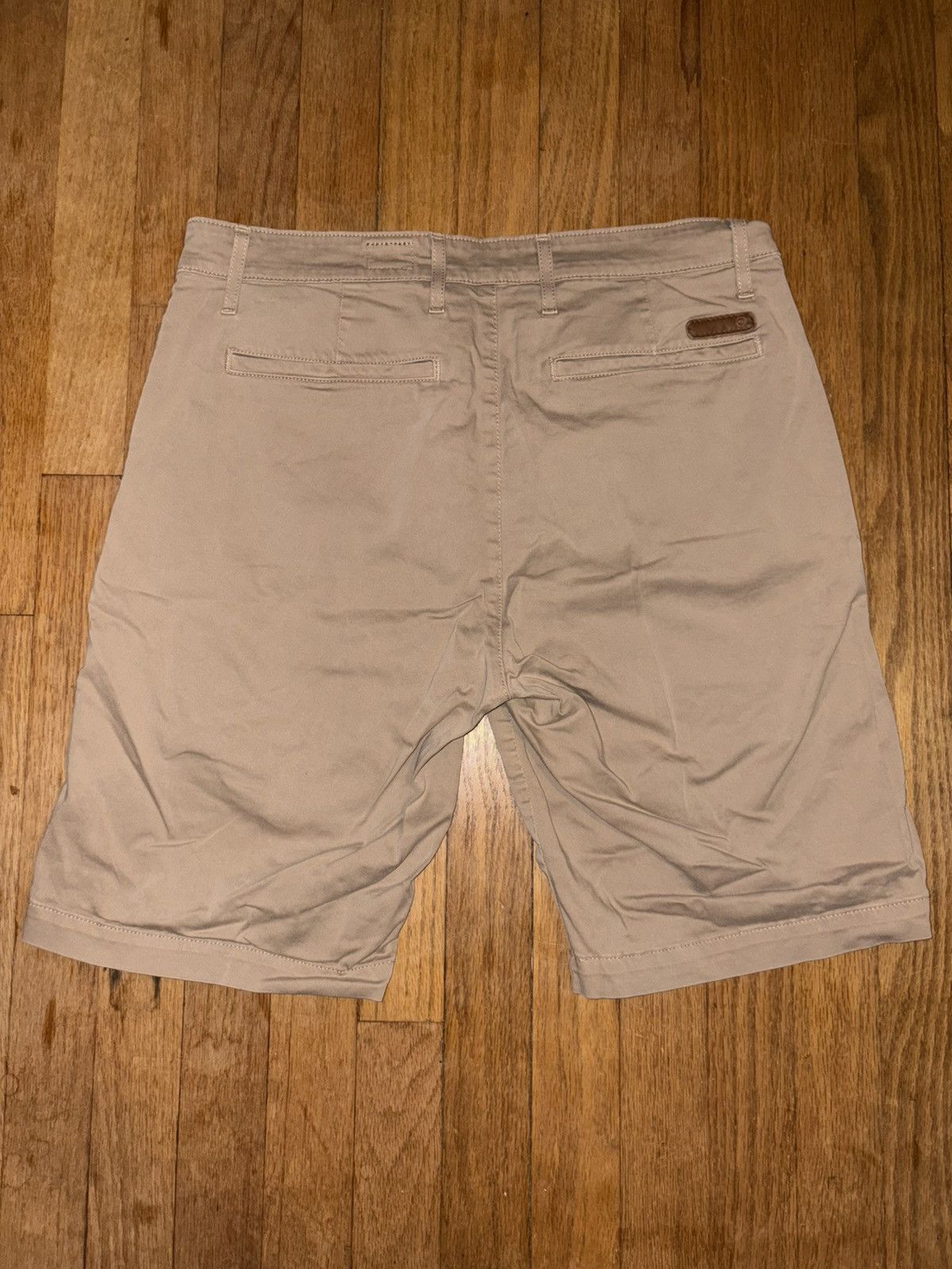 AG Adriano Goldschmied Ag Adriano Goldschmied Khaki Shorts Size US 33 - 2 Thumbnail