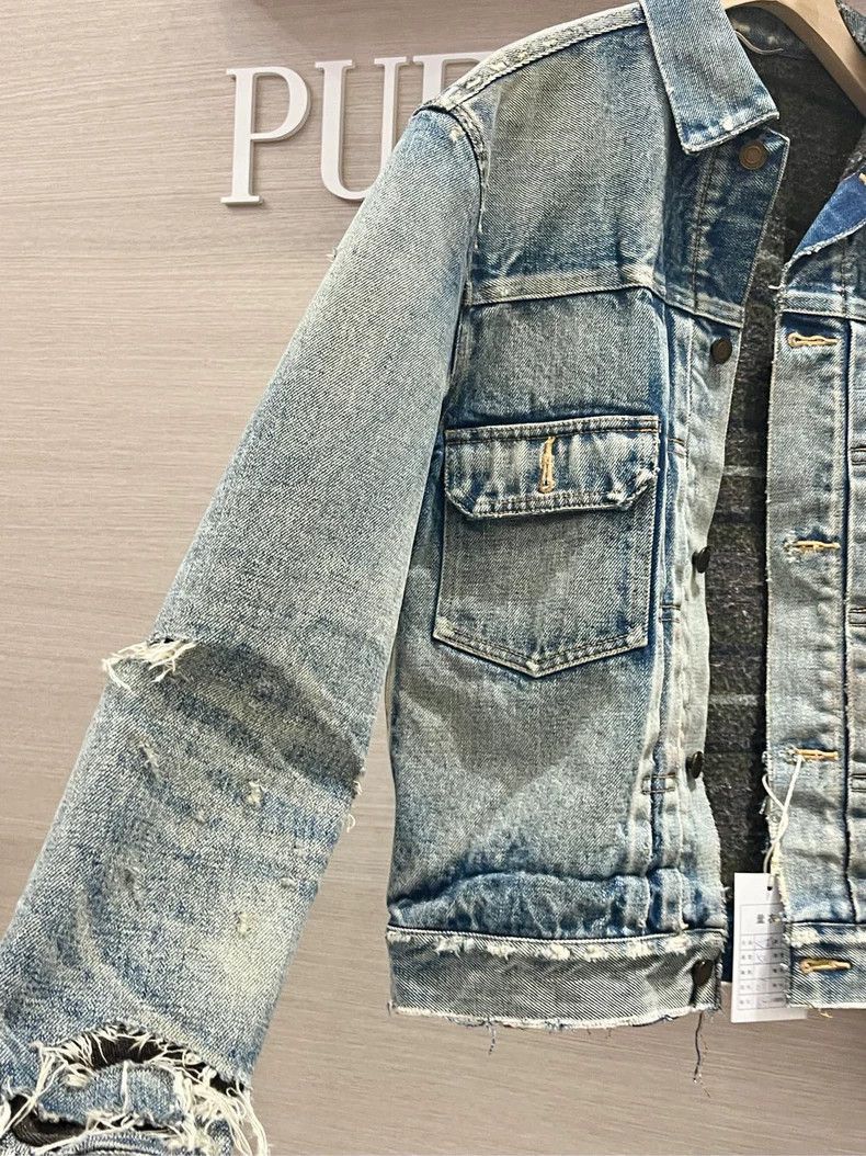 Saint Laurent Paris Saint Laurent Paris Saint Laurent Denim Jacket XS with Tag Size US XS / EU 42 / 0 - 8 Thumbnail