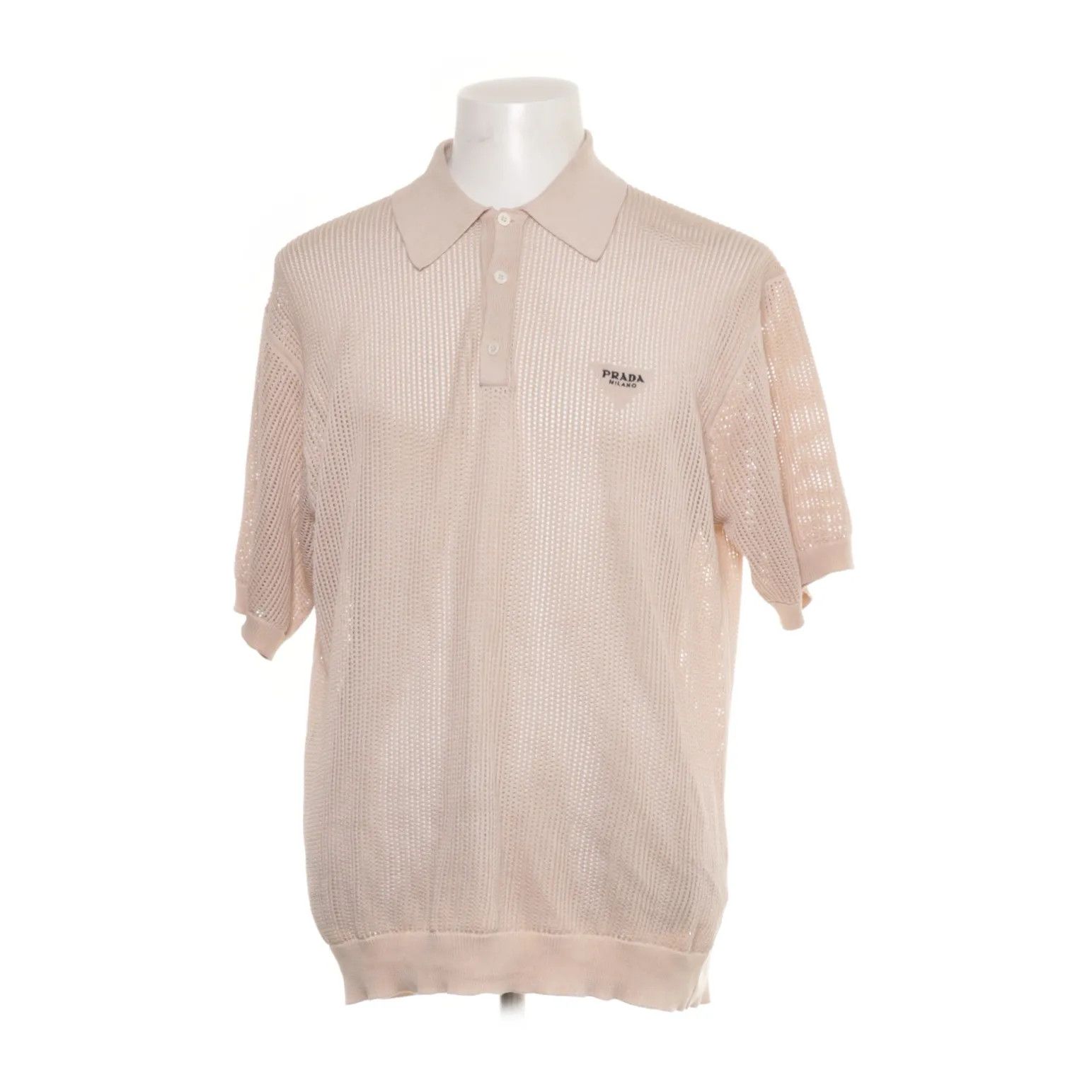 Prada Prada Silk Cotton Long Sleeve Polo Size US L / EU 52-54 / 3 - 1 Thumbnail
