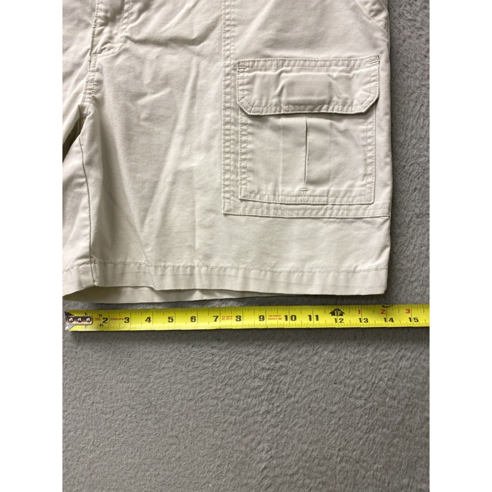 Savane VINTAGE Savane Cargo Hiking Shorts Men 42x10 Beige Cotton Outdoor Casual Summer Size US 42 / EU 58 - 7 Thumbnail