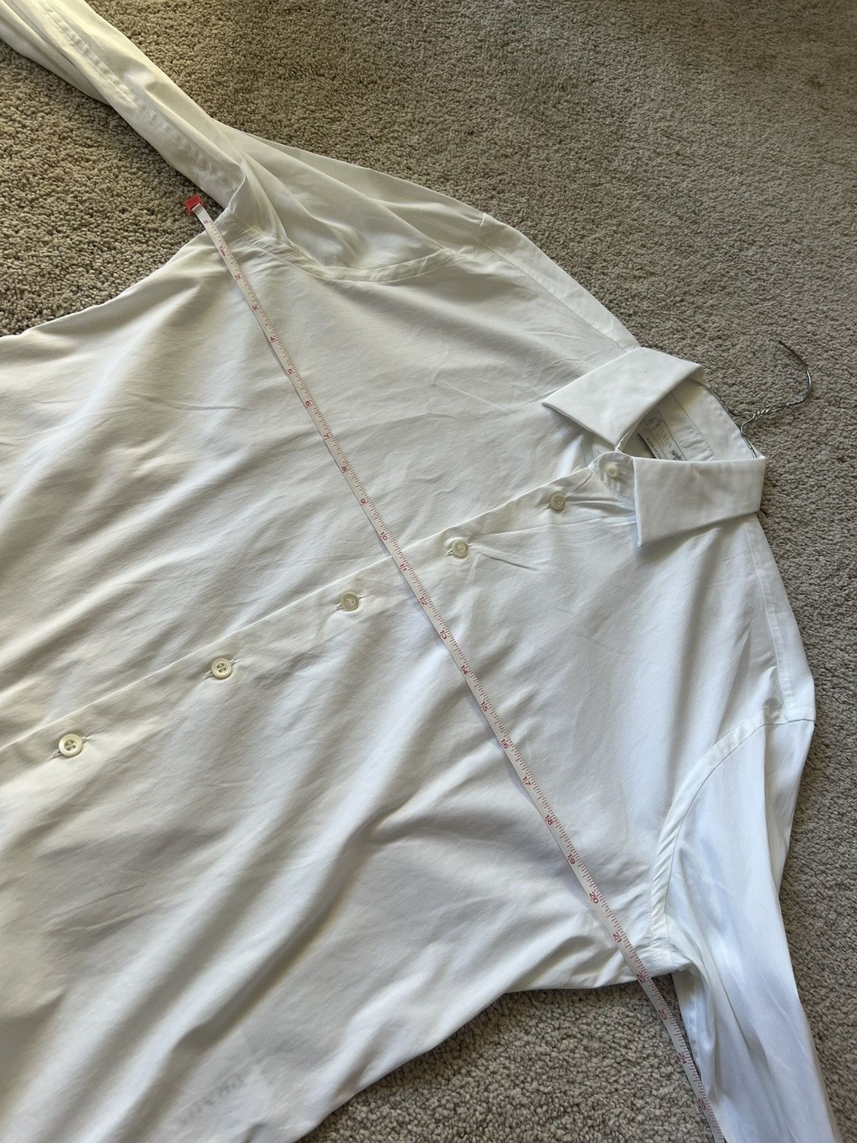 Prada SS18 Prada Shirt Button Up White 38 15.5 Size US M / EU 48-50 / 2 - 9 Thumbnail