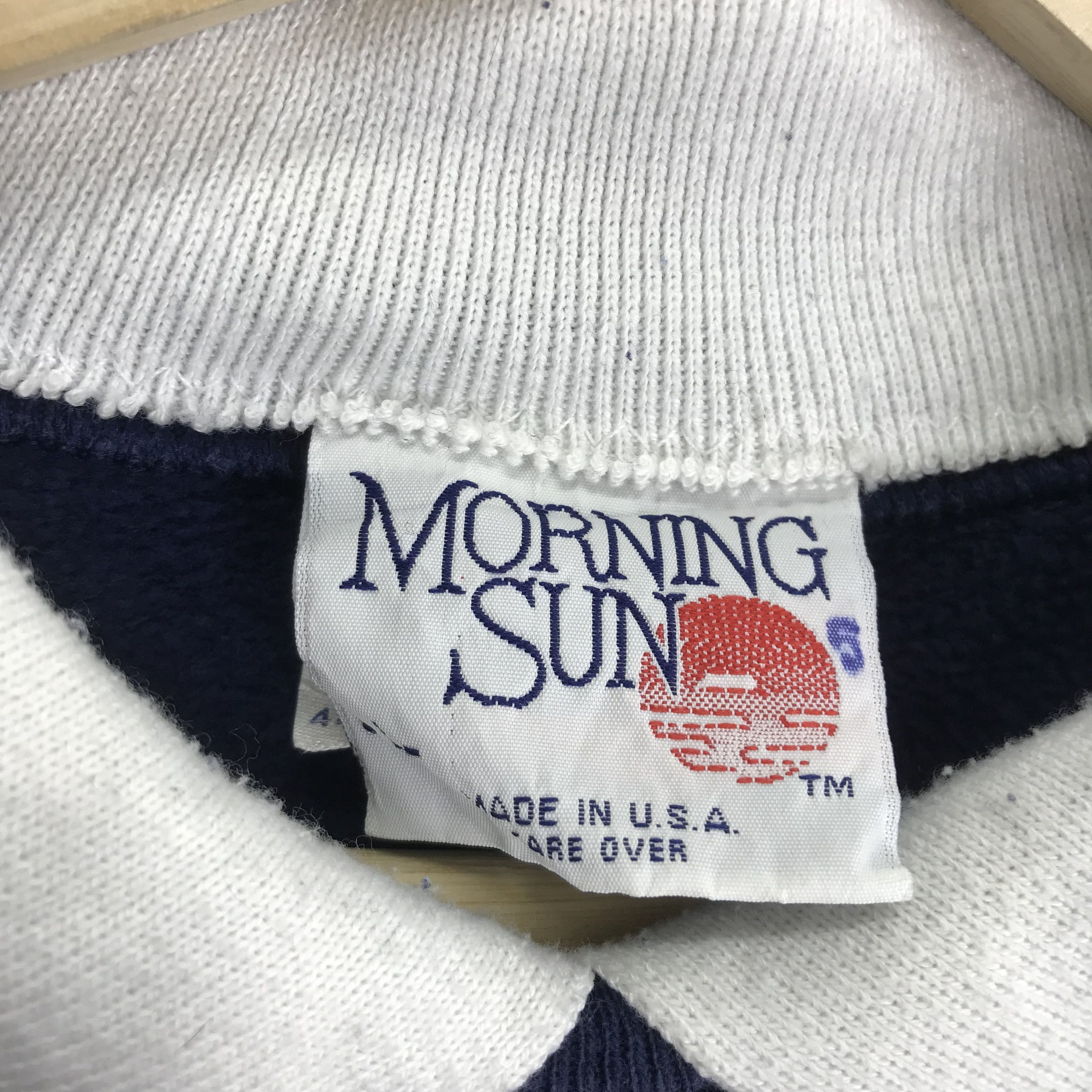 Vintage Vintage 90s Morning Sun Blue Sweatshirt - 391 Size US M / EU 48-50 / 2 - 7 Thumbnail