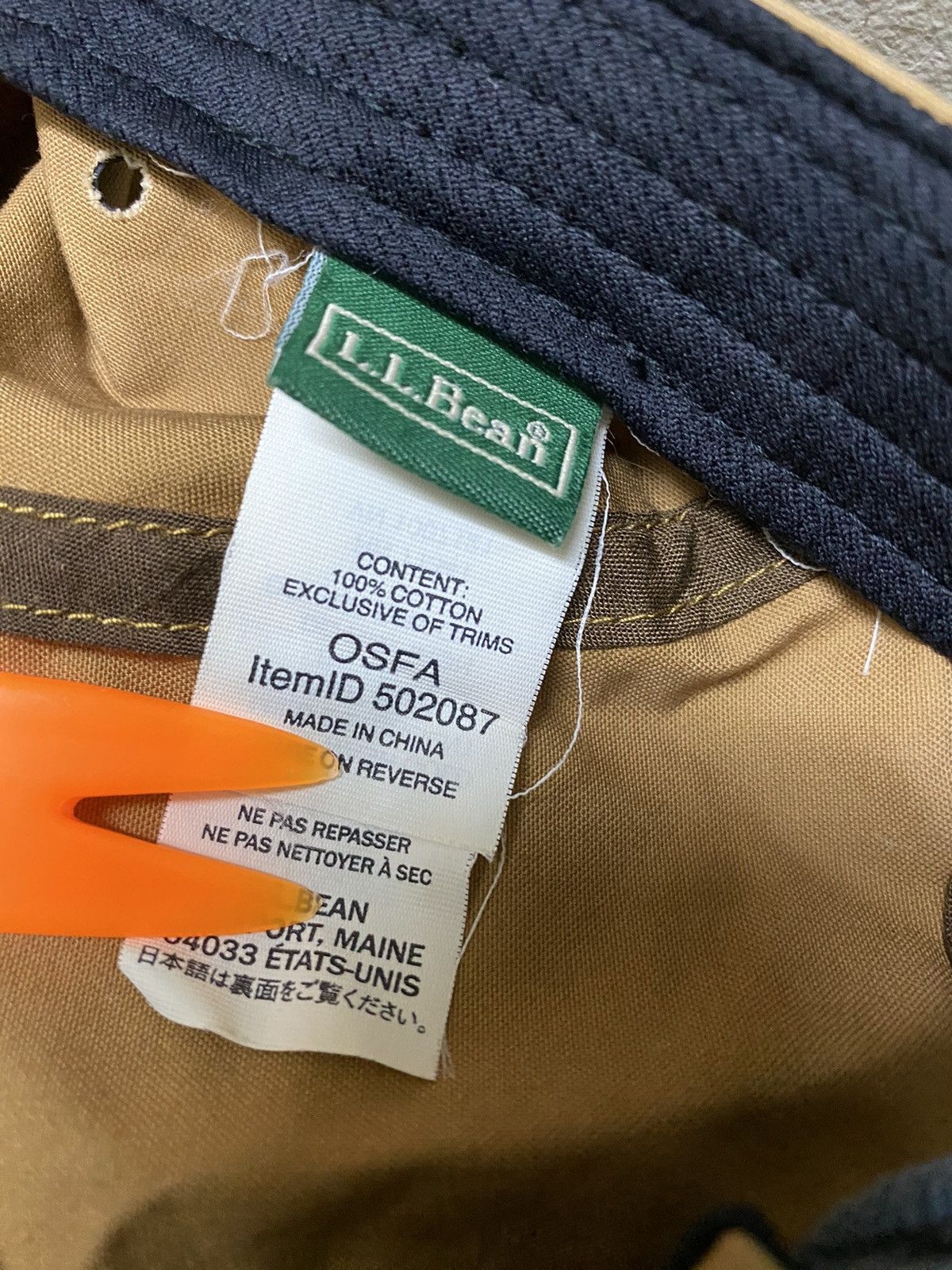 L.L. Bean × Vintage L.L BEANS VINTAGE 5 PANEL OUTDOOR HAT Size ONE SIZE - 5 Thumbnail