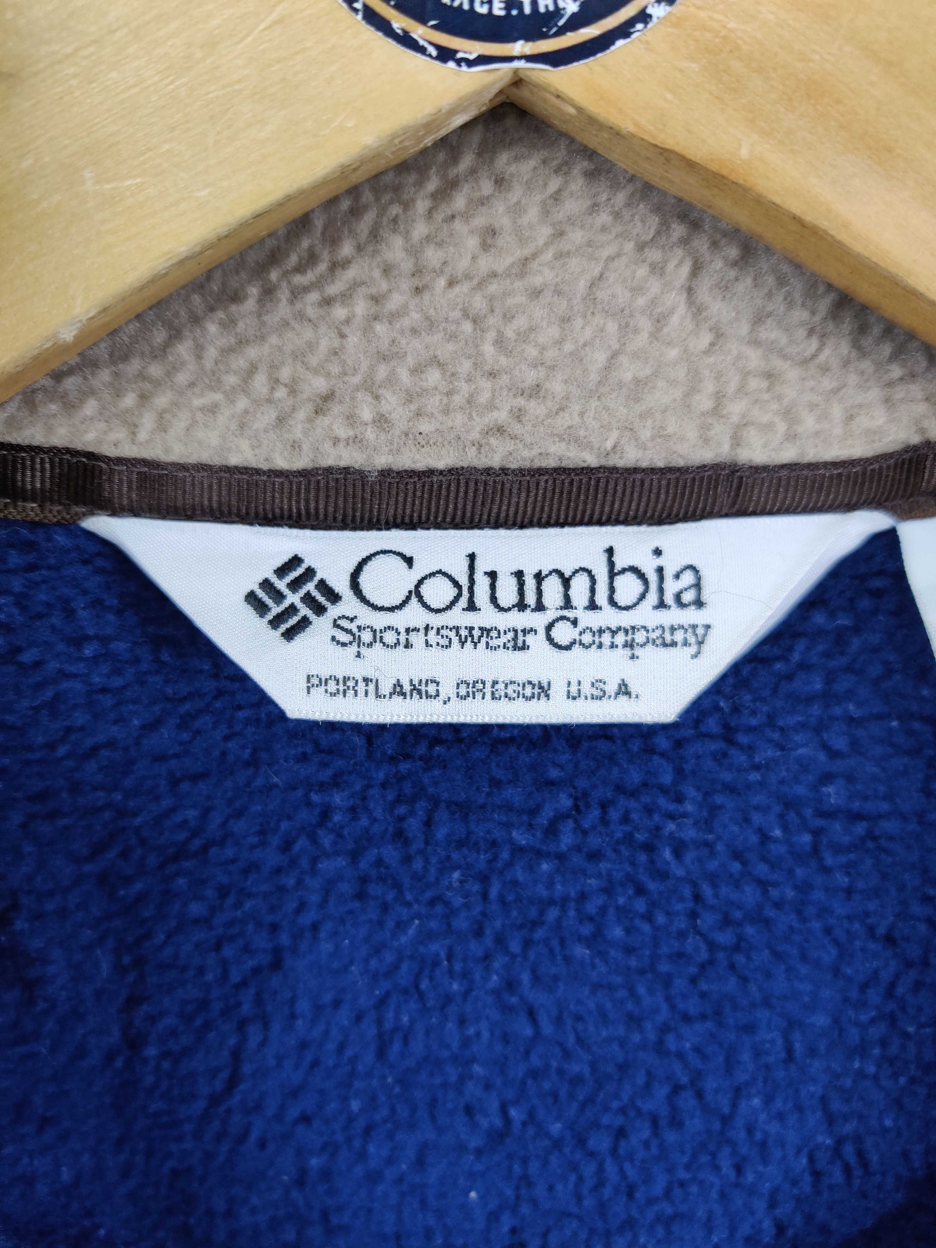 Columbia Vintage Columbia Fleece Half Zipper Jacket Size US XXS / EU 40 - 9 Thumbnail