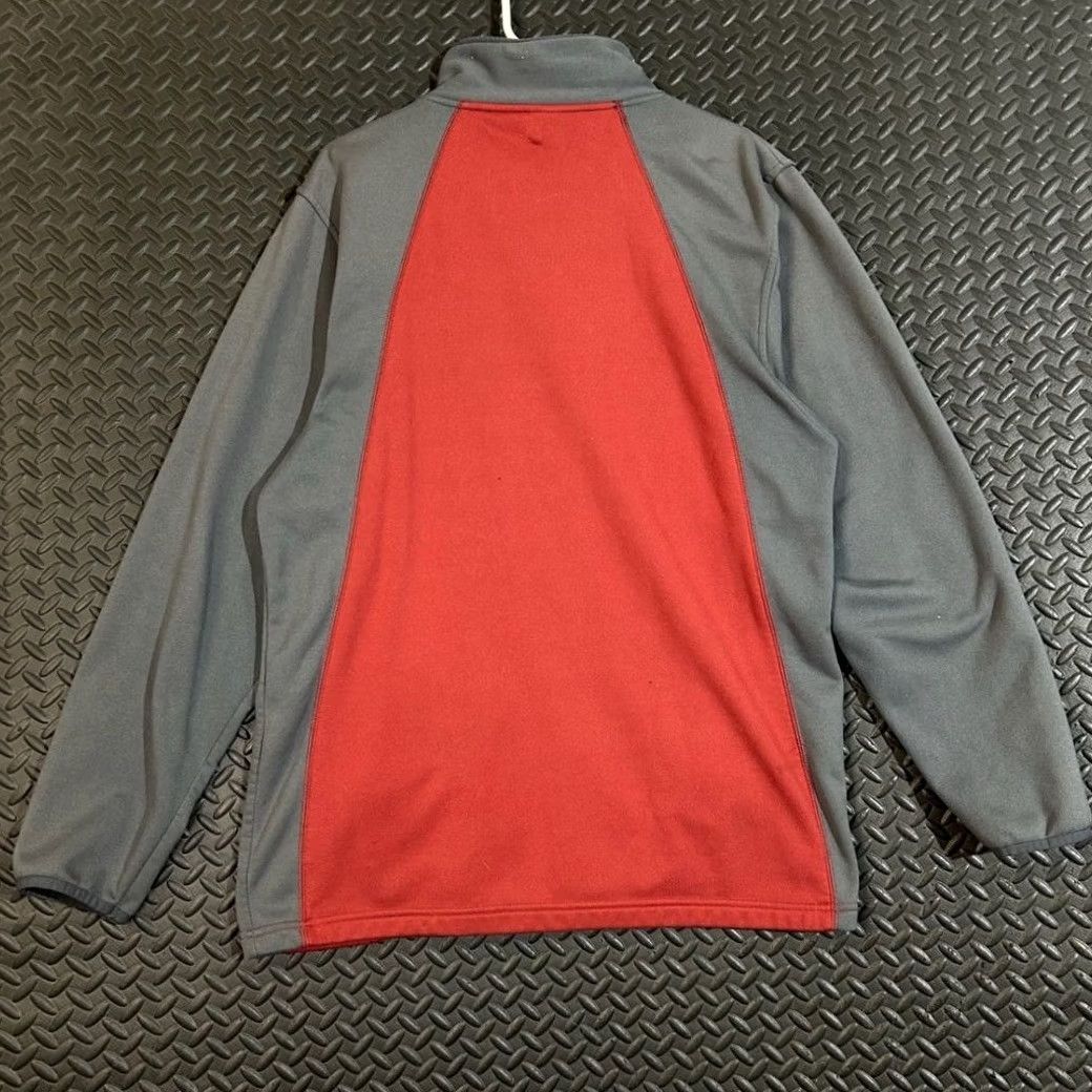 The Unbranded Brand Universal Orlando Fleece Jacket Red Full Zip Embroidered Logo Men XL Gray Jacket Size US XL / EU 56 / 4 - 3 Thumbnail